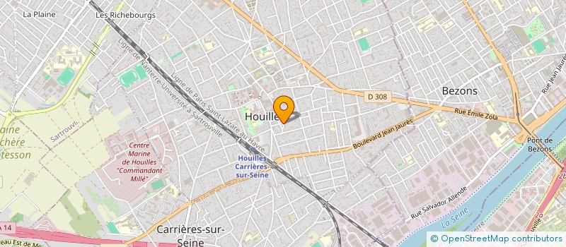 localisation de l'entreprise MADAME CATHERINE SOLANO à HOUILLES