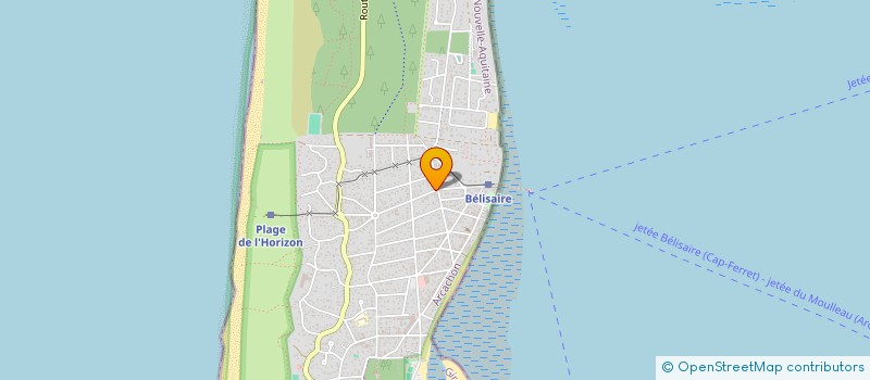 localisation de l'entreprise MADAME CATHERINE SOUCAZE  LEGE-CAP-FERRET