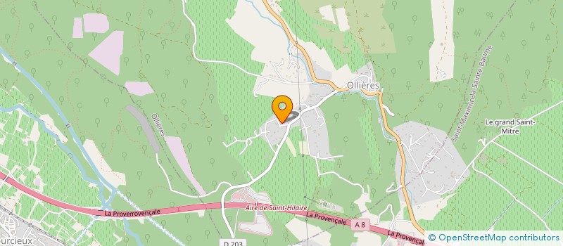 localisation de l'entreprise MADAME CATHERINE SOUCHIER à OLLIERES