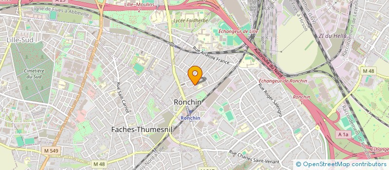 localisation de l'entreprise MADAME CATHERINE SOUKSAWATH à RONCHIN