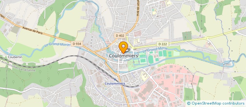 localisation de l'entreprise MADAME CATHERINE SOULANGES à COULOMMIERS