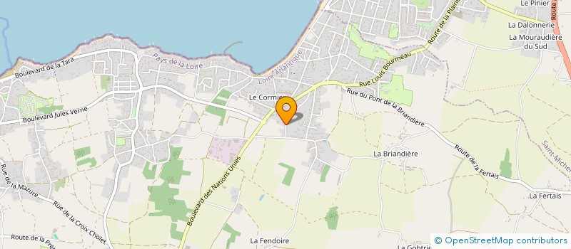 localisation de l'entreprise MADAME CATHERINE SOULARD à LA PLAINE-SUR-MER