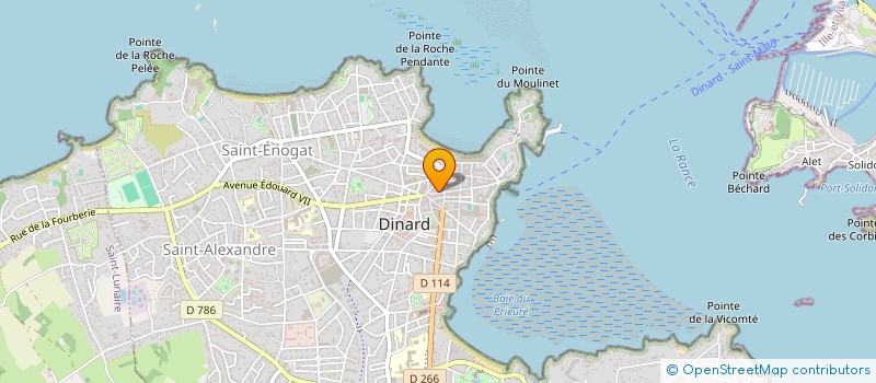 localisation de l'entreprise MADAME CATHERINE SOUM  DINARD