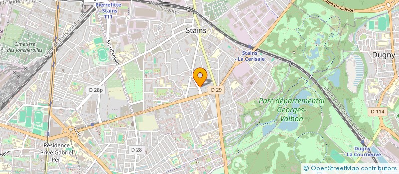 localisation de l'entreprise MADAME CATHERINE SOUPLY à STAINS