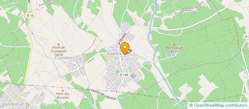 localisation de l'entreprise MADAME CATHERINE SOUQUET  ABEILHAN