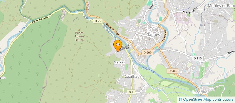 localisation de l'entreprise MADAME CATHERINE SOUSSIGNANT  CAZILHAC