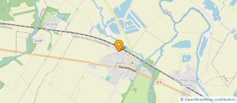 localisation de l'entreprise MADAME CATHERINE SOYEZ  AY-CHAMPAGNE