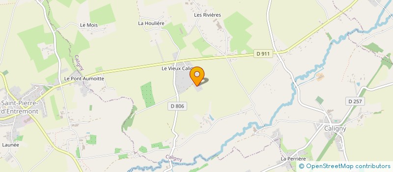 localisation de l'entreprise MADAME CATHERINE SPILLEBOUT à CALIGNY