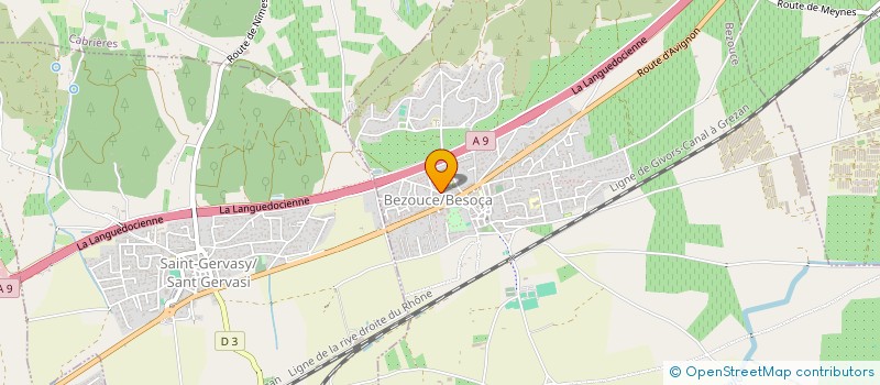 localisation de l'entreprise MADAME CATHERINE STEFANI  BEZOUCE