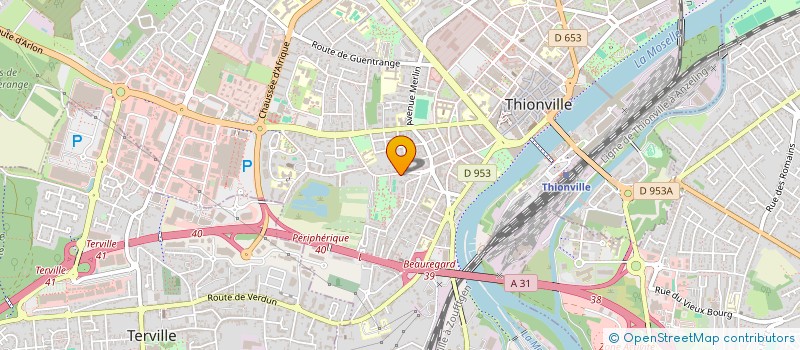 localisation de l'entreprise MADAME CATHERINE STENGER à THIONVILLE