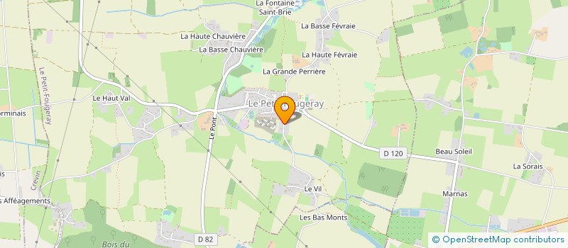 localisation de l'entreprise MADAME CATHERINE STEPHAN  LE PETIT-FOUGERAY