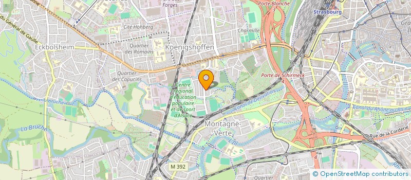 localisation de l'entreprise MADAME CATHERINE STIRNEMANN à STRASBOURG