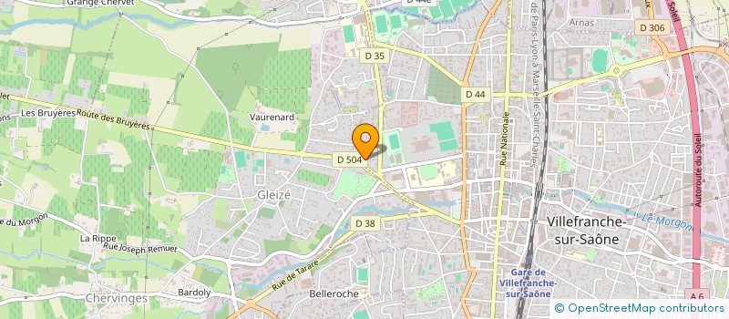 localisation de l'entreprise MADAME CATHERINE STIVAL  VILLEFRANCHE-SUR-SAONE