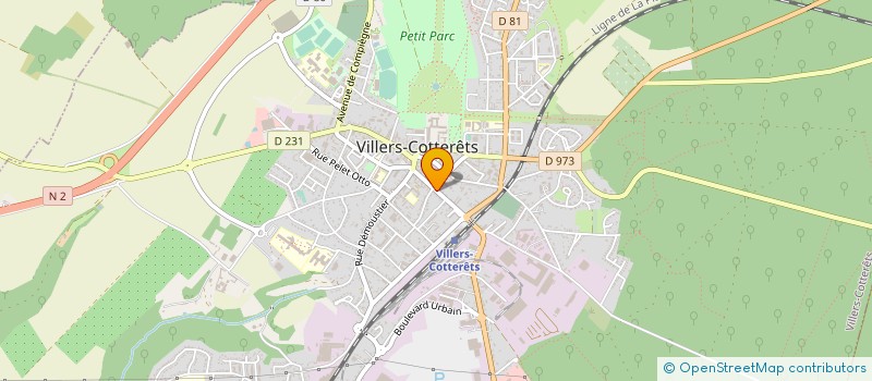 localisation de l'entreprise MADAME CATHERINE STRA  VILLERS-COTTERETS