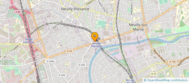 localisation de l'entreprise MADAME CATHERINE STREIFF  NEUILLY-PLAISANCE