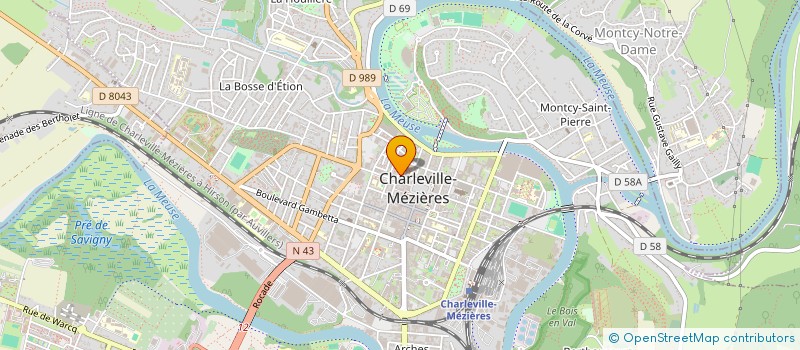 localisation de l'entreprise MADAME CATHERINE STROEYMEYT  CHARLEVILLE-MEZIERES