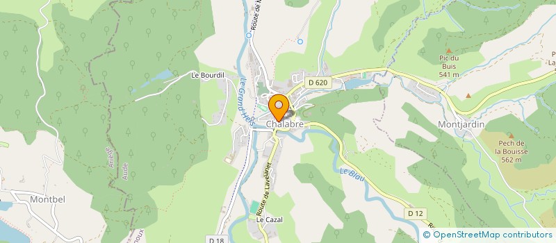 localisation de l'entreprise MADAME CATHERINE SUZANNE  CHALABRE