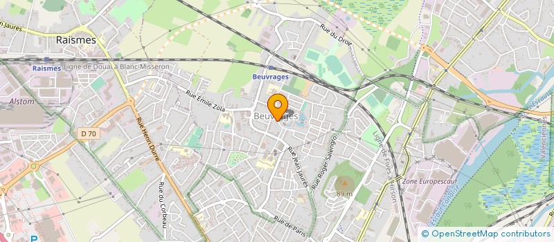 localisation de l'entreprise MADAME CATHERINE SWIETLICKI à BEUVRAGES