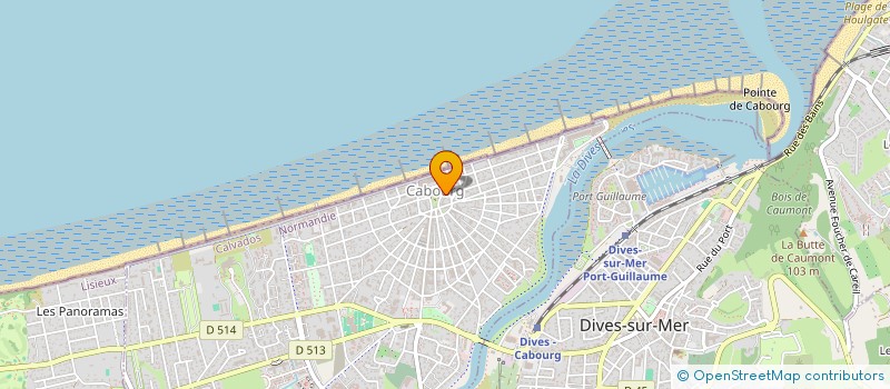 localisation de l'entreprise MADAME CATHERINE SYLVAIN  CABOURG