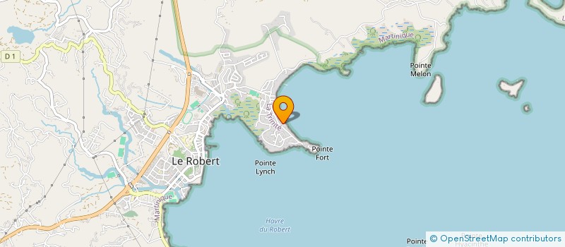 localisation de l'entreprise MADAME CATHERINE SYLVIUS à LE ROBERT