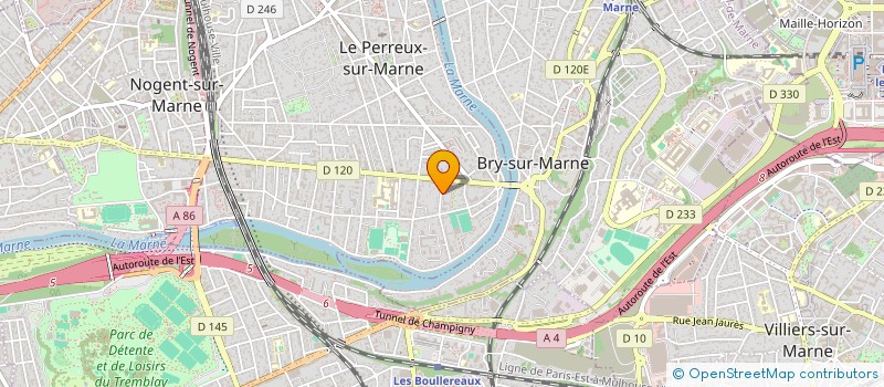 localisation de l'entreprise MADAME CATHERINE SZEWEZUK à LE PERREUX-SUR-MARNE