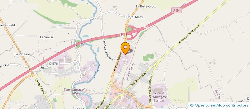 localisation de l'entreprise MADAME CATHERINE TABOURET  LA COLOMBE