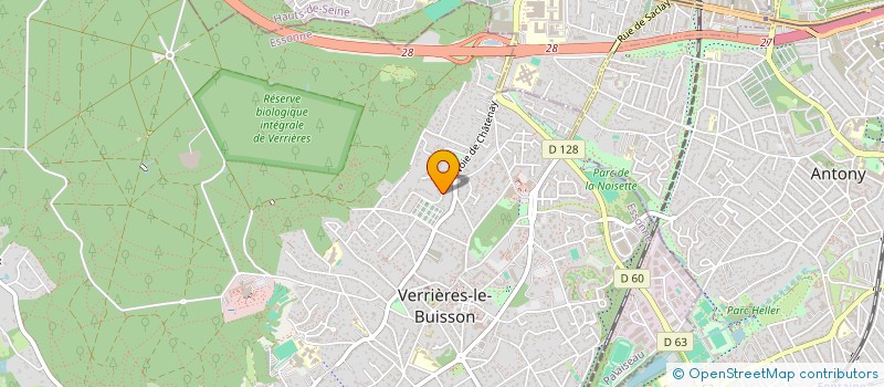 localisation de l'entreprise MADAME CATHERINE TADGER à VERRIERES-LE-BUISSON