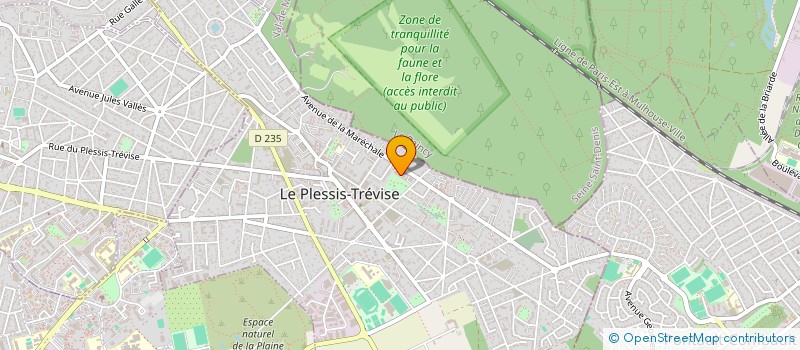 localisation de l'entreprise MADAME CATHERINE TAFFOREAU à LE PLESSIS-TREVISE