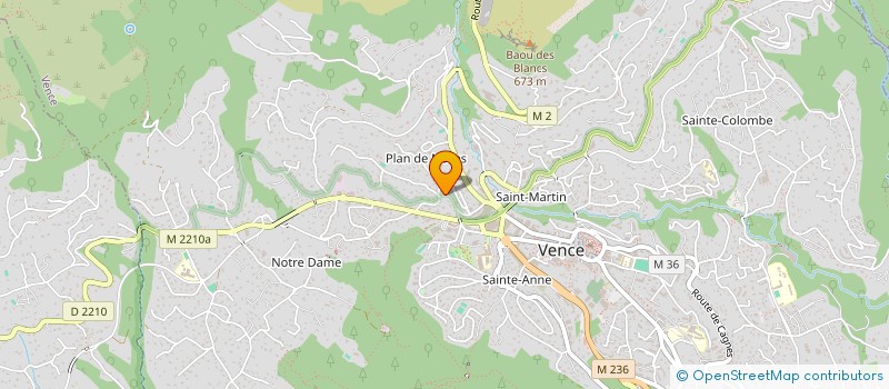 localisation de l'entreprise MADAME CATHERINE TAHAN  VENCE