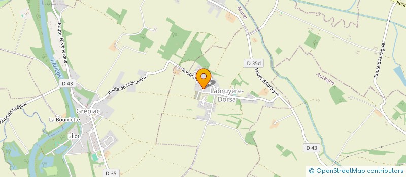 localisation de l'entreprise MADAME CATHERINE TAILLANDIER  AUTERIVE