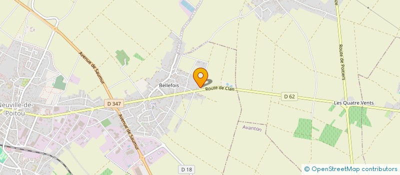 localisation de l'entreprise MADAME CATHERINE TAILLEFER  NEUVILLE-DE-POITOU