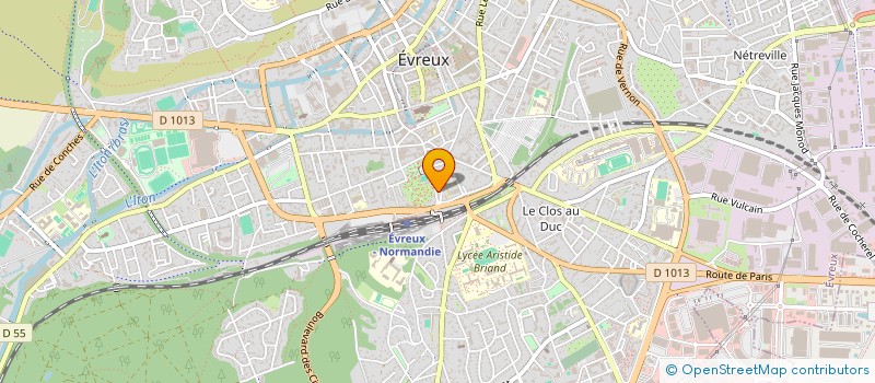 localisation de l'entreprise MADAME CATHERINE TAILLIEU  EVREUX