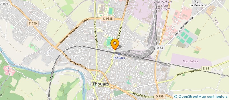 localisation de l'entreprise MADAME CATHERINE TALON à THOUARS