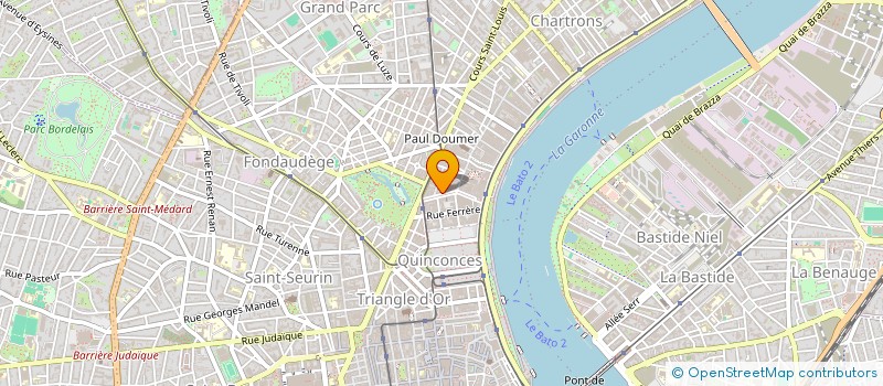 localisation de l'entreprise MADAME CATHERINE TALUCIER  BORDEAUX