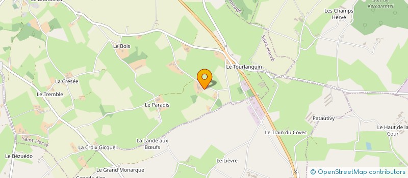 localisation de l'entreprise MADAME CATHERINE TANGUY à SAINT-HERVE