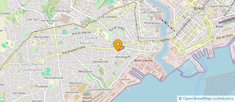 localisation de l'entreprise MADAME CATHERINE TANGUY à BREST