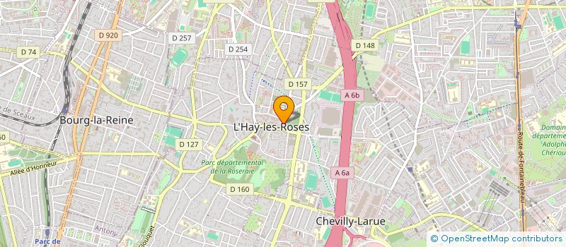 localisation de l'entreprise MADAME CATHERINE TARAMINI  L'HAY-LES-ROSES