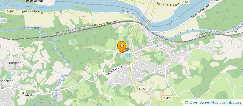 localisation de l'entreprise MADAME CATHERINE TASSY  URT