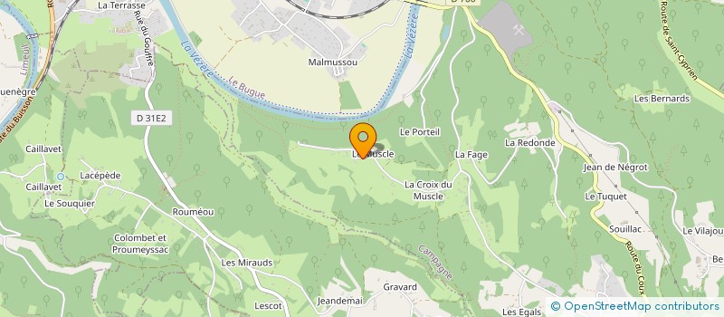 localisation de l'entreprise MADAME CATHERINE TEILLET  ST-FELIX-DE-REILLAC-MORTEMART