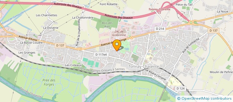 localisation de l'entreprise MADAME CATHERINE TERRIEN à TONNAY-CHARENTE