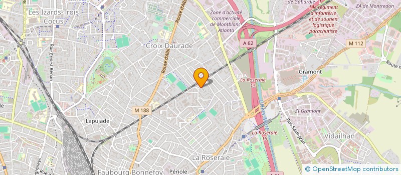 localisation de l'entreprise MADAME CATHERINE TESSIER  TOULOUSE