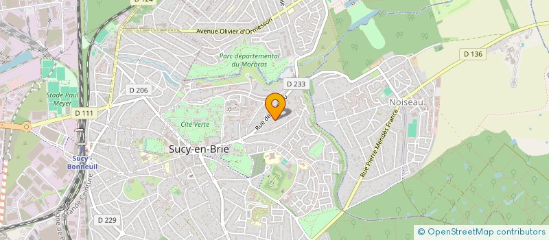 localisation de l'entreprise MADAME CATHERINE THARASSE  SUCY-EN-BRIE