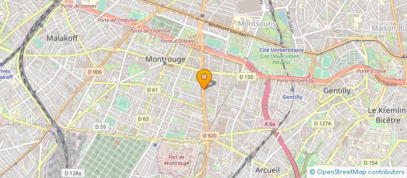 localisation de l'entreprise MADAME CATHERINE THEODEN à MONTROUGE