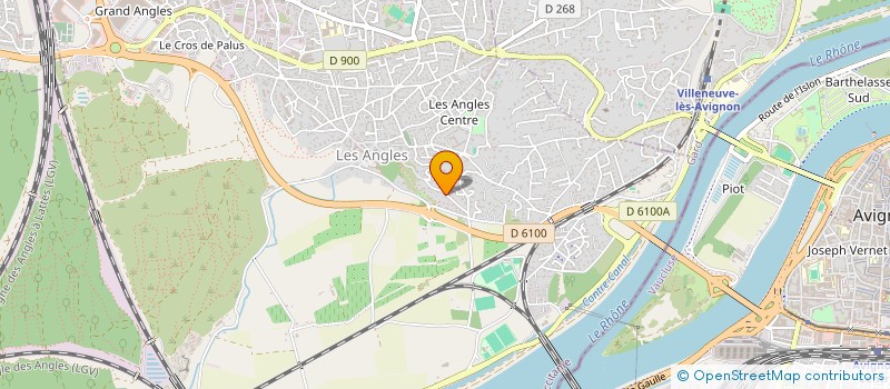 localisation de l'entreprise MADAME CATHERINE THERAUD  LES ANGLES