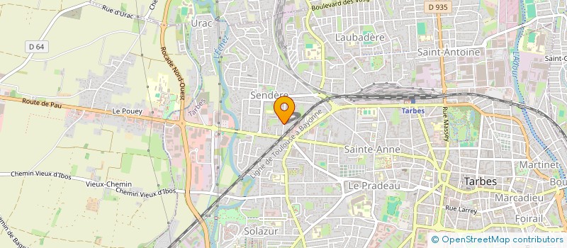 localisation de l'entreprise MADAME CATHERINE THEVENEAU à TARBES