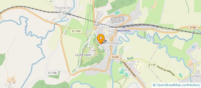 localisation de l'entreprise MADAME CATHERINE THEVENIN à MONTMEDY