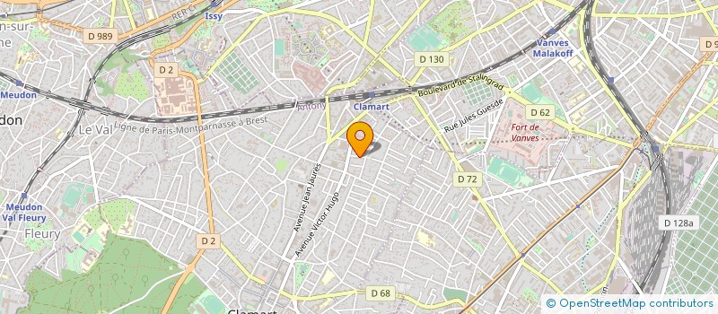 localisation de l'entreprise MADAME CATHERINE THIBAULT à CLAMART