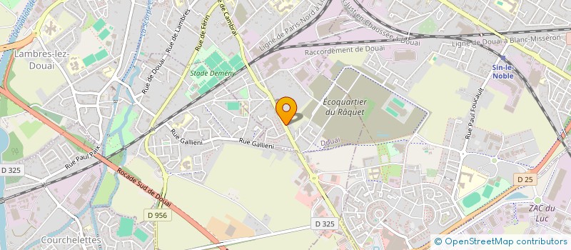 localisation de l'entreprise MADAME CATHERINE THIETARD à DOUAI