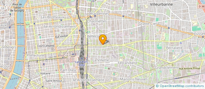 localisation de l'entreprise MADAME CATHERINE THIRIA  LYON