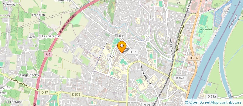 localisation de l'entreprise MADAME CATHERINE THIVENT  MACON